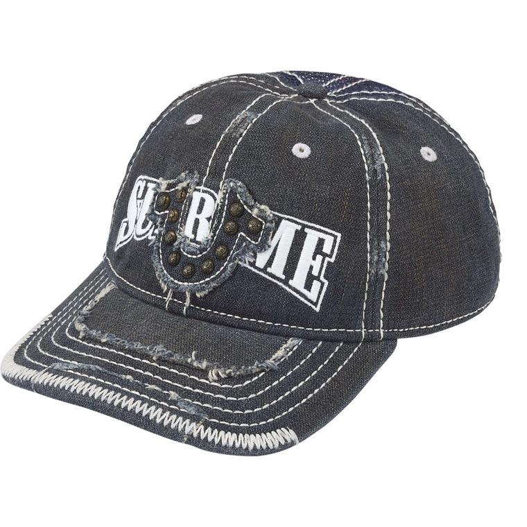 SUPREME TRUE RELIGION® MESH BACK 6-PANEL-DIRTY INDIGO