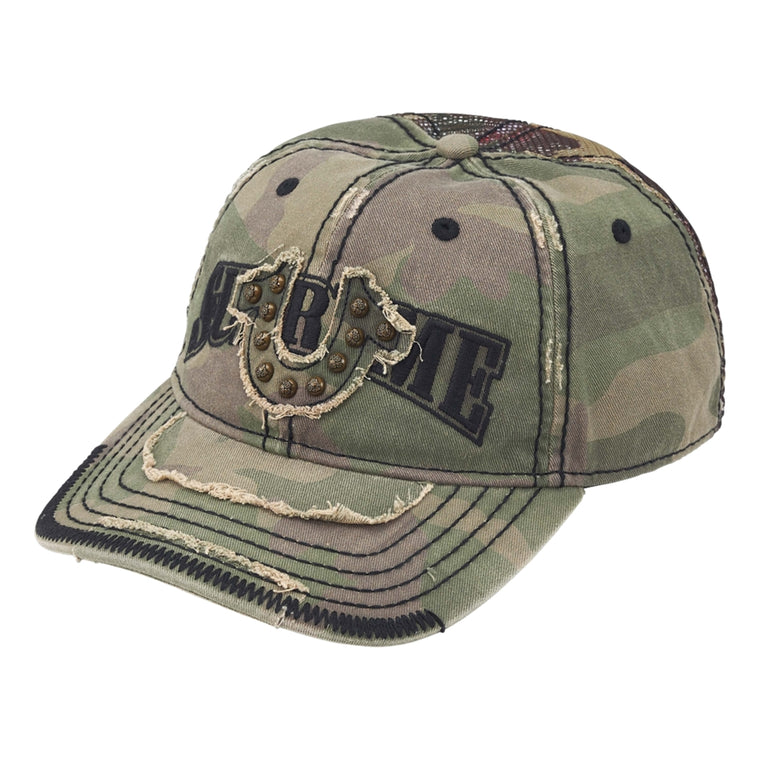 SUPREME TRUE RELIGION® MESH BACK 6-PANEL-OLIVE CAMO