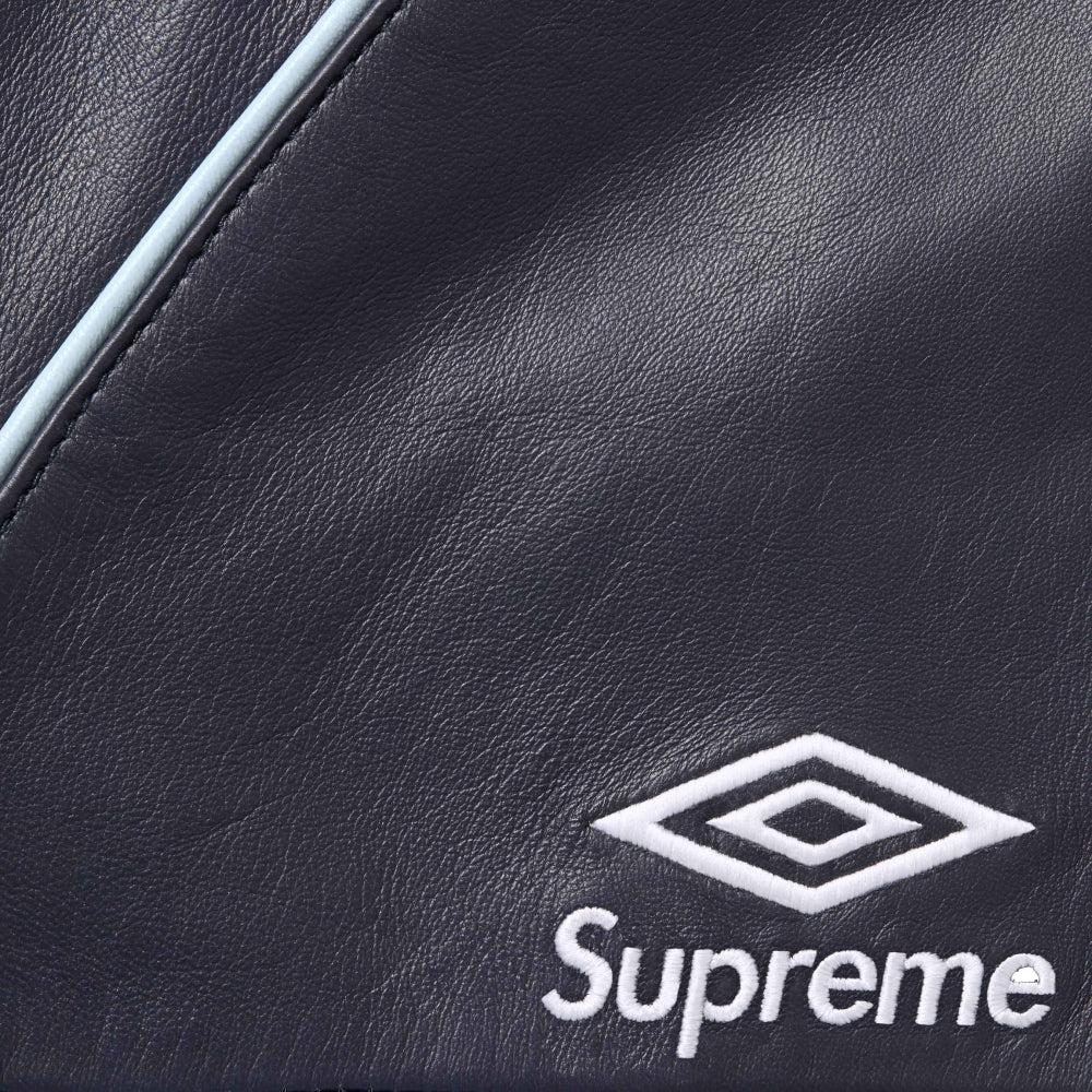 ウェア Supreme xUmbro Leather Track Jacket Navy Fall/Winter 2025 Preview – Supreme