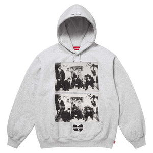 SUPREME WU-TANG CLAN HOODED SWEATSHIRT-ASH GREY