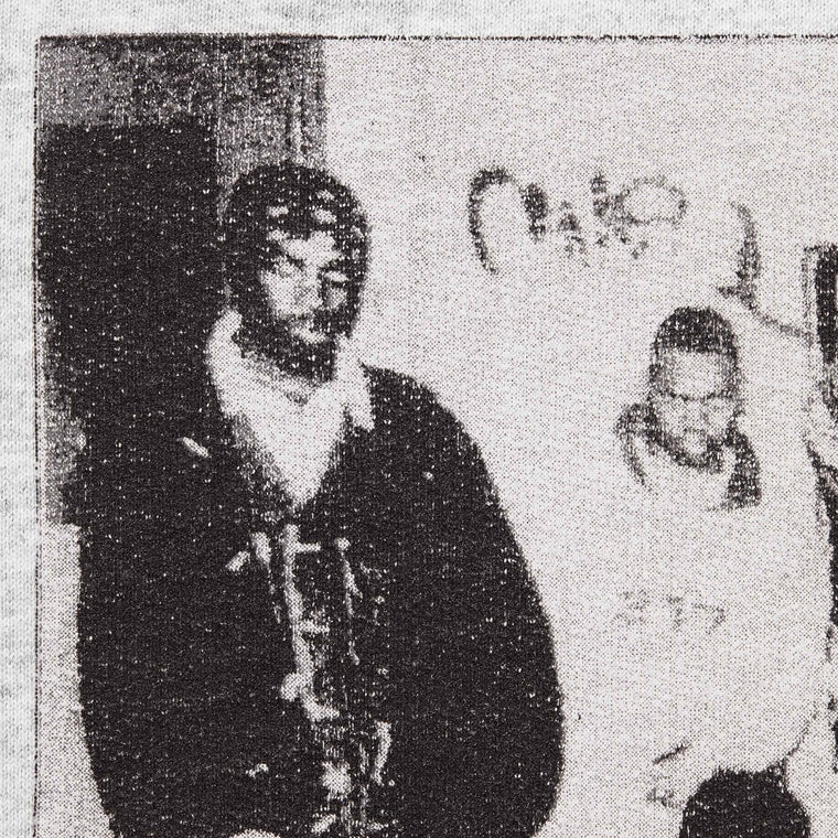 SUPREME WU-TANG CLAN HOODED SWEATSHIRT-ASH GREY