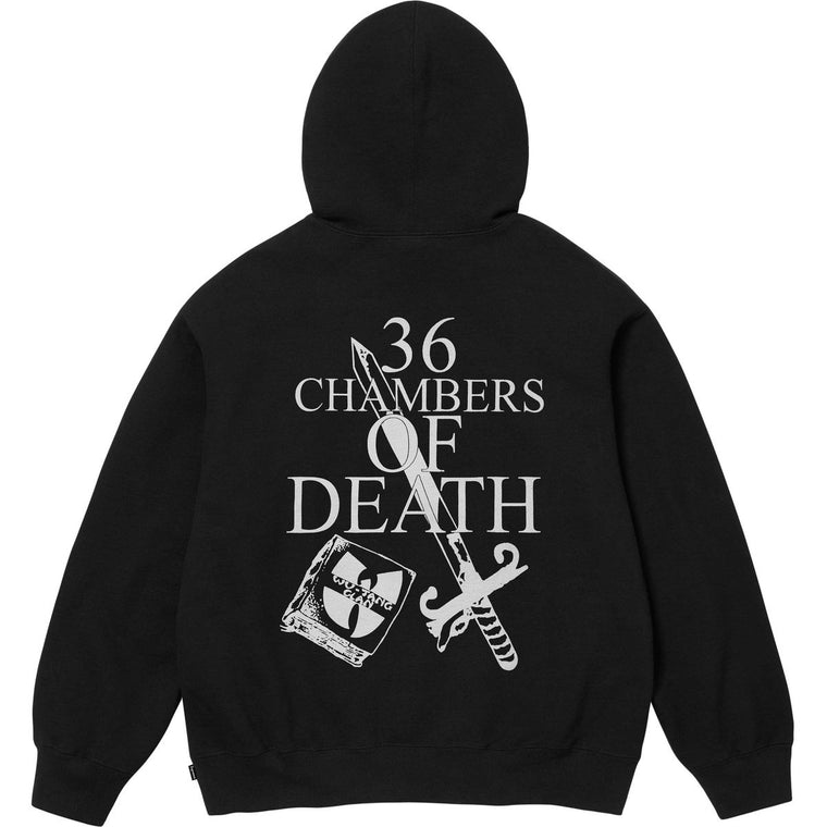 SUPREME WU-TANG CLAN HOODED SWEATSHIRT-BLACK