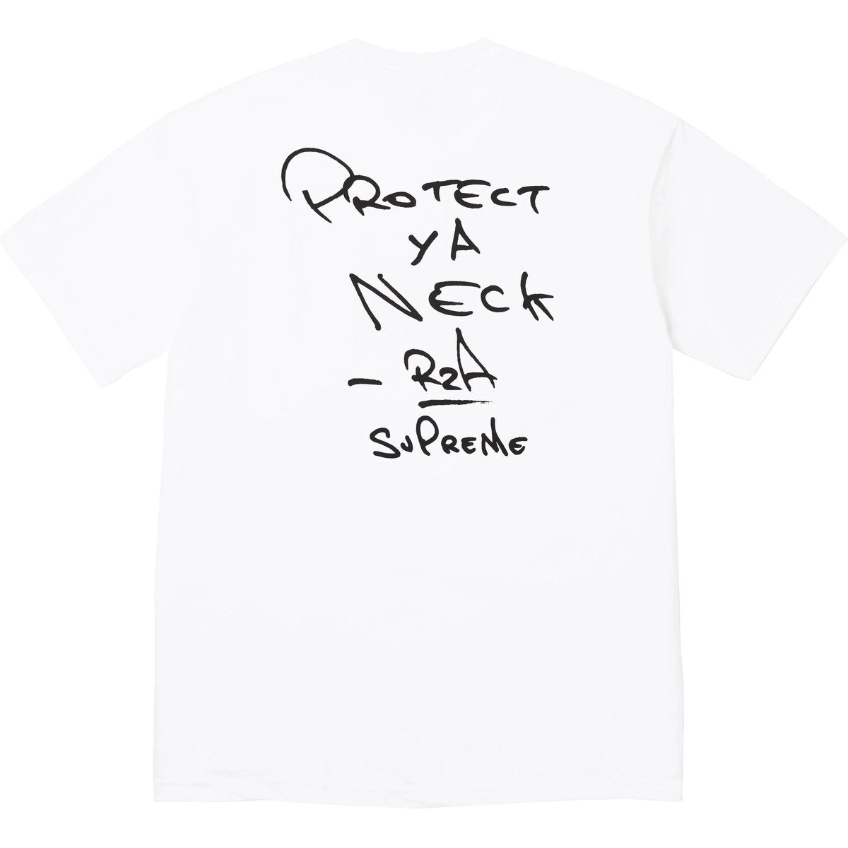 SUPREME WU-TANG CLAN RZA TEE-WHITE