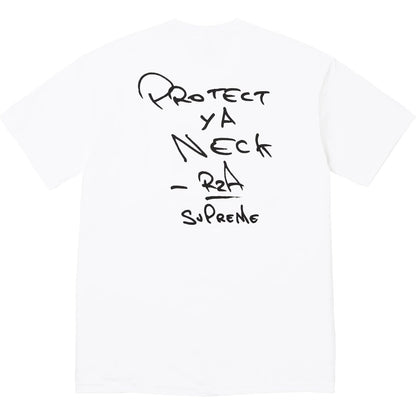 SUPREME WU-TANG CLAN RZA TEE-WHITE
