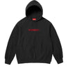 SUPREME SWAROVSKI MOTION LOGO HOODED SWEATSHIRT-BLACK
