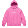 SUPREME SWAROVSKI MOTION LOGO HOODED SWEATSHIRT-PINK