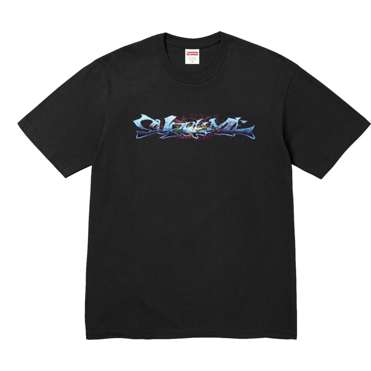 SUPREME TAG TEE-BLACK