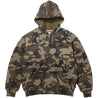 SUPREME TRUE RELIGION® ZIP UP HOODED SWEATSHIRT-BROWN CAMO