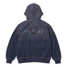 SUPREME TRUE RELIGION® ZIP UP HOODED SWEATSHIRT-NAVY