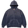 SUPREME TRUE RELIGION® ZIP UP HOODED SWEATSHIRT-NAVY