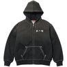SUPREME TRUE RELIGION® ZIP UP HOODED SWEATSHIRT-BLACK