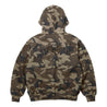 SUPREME TRUE RELIGION® ZIP UP HOODED SWEATSHIRT-BROWN CAMO