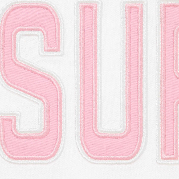 SUPREME TWILL APPLIQUE POLO-WHITE