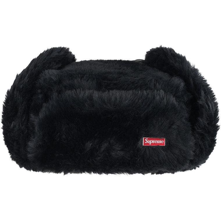 SUPREME USHANKA HAT-BLACK