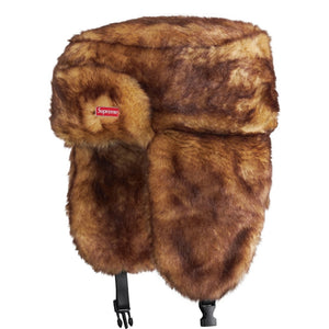 SUPREME USHANKA HAT-BROWN
