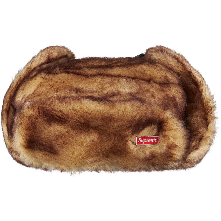 SUPREME USHANKA HAT-BROWN