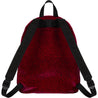 SUPREME VELVET BACKPACK-RED LEOPARD