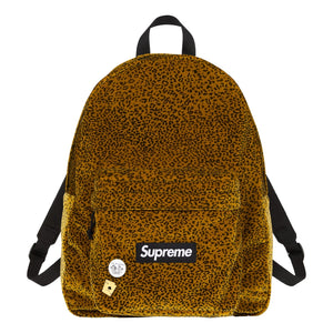 SUPREME VELVET BACKPACK-TAN LEOPARD