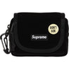 SUPREME VELVET MINI POUCH-BLACK