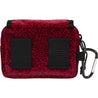 SUPREME VELVET MINI POUCH-RED LEOPARD