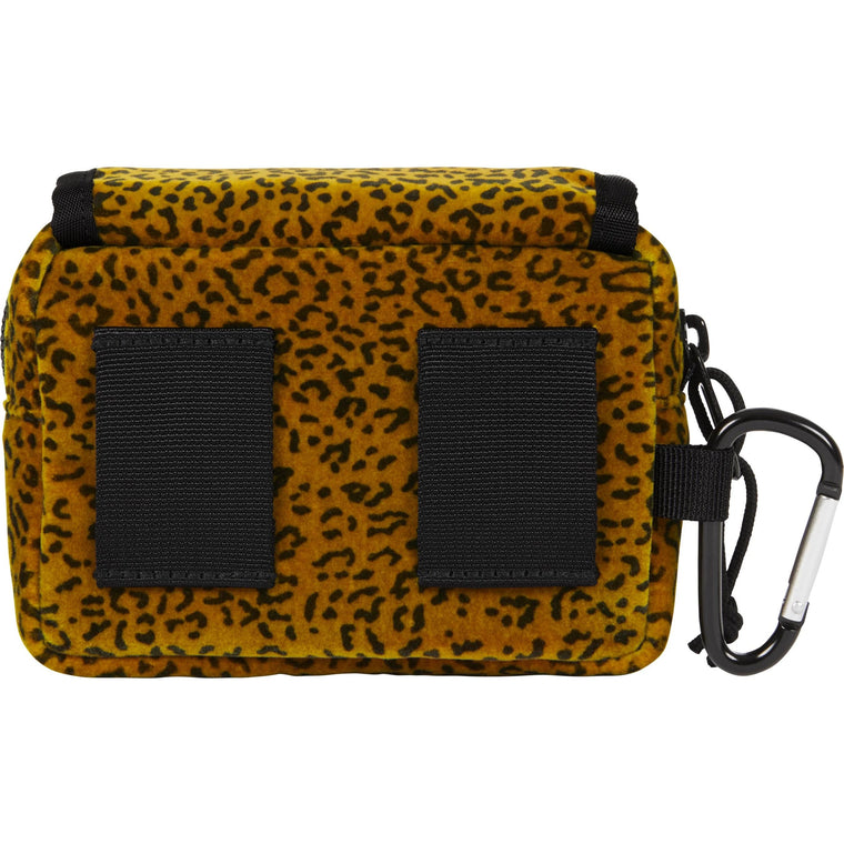 SUPREME VELVET MINI POUCH-TAN LEOPARD