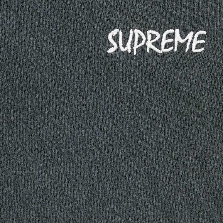 SUPREME WASHED S/S TOP-BLACK