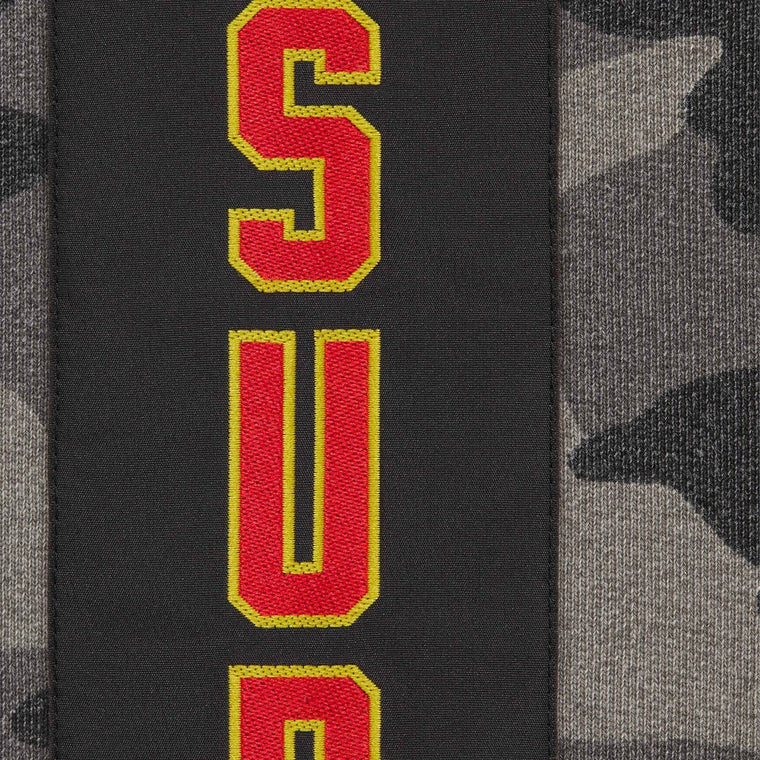 SUPREME WOVEN PATCHES HOODED SWEATSHIRT-SNOW CAMO