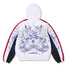 SUPREME AOI FLEECE LINED TRACK JACKET-WHITE