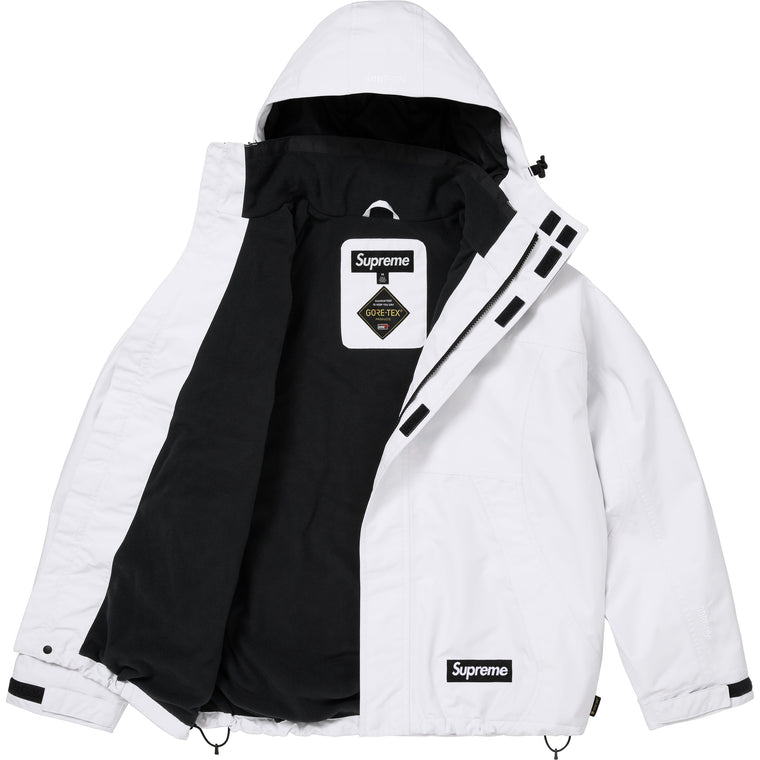 SUPREME AOI GORE-TEX HOODED JACKET-WHITE