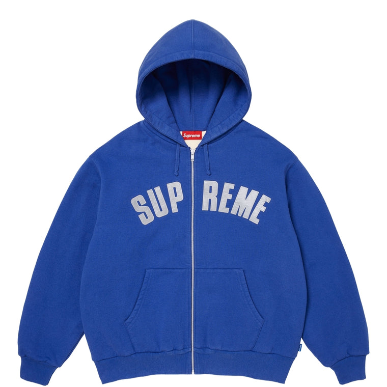 SUPREME ARC THERMAL LINED ZIP UP HOODED SWEATSHIRT-ROYAL
