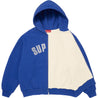 SUPREME ARC THERMAL LINED ZIP UP HOODED SWEATSHIRT-ROYAL