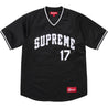 SUPREME BASEBALL JERSEY-BLACK