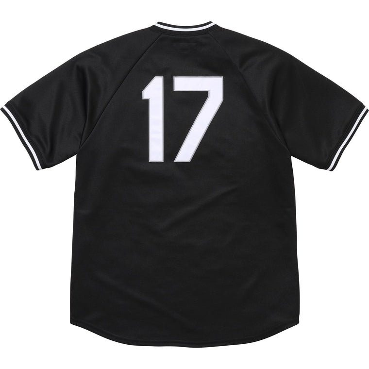 SUPREME BASEBALL JERSEY-BLACK