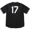 SUPREME BASEBALL JERSEY-BLACK