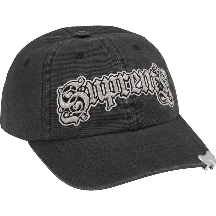 SUPREME BOTTLE OPENER 6-PANEL-BLACK
