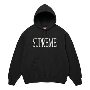 SUPREME CAPITAL HOODED SWEATSHIRT-BLACK