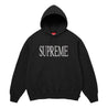 SUPREME CAPITAL HOODED SWEATSHIRT-BLACK