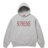 SUPREME CAPITAL HOODED SWEATSHIRT-GREY