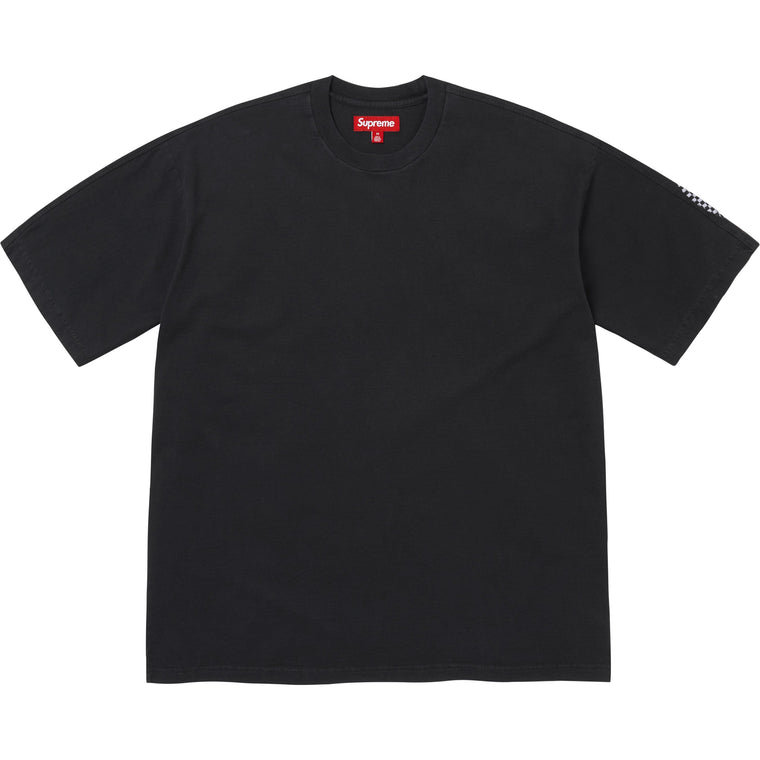 SUPREME CHECKERBOARD INTARSIA S/S TOP-BLACK