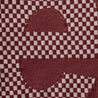 SUPREME CHECKERBOARD INTARSIA S/S TOP-BURGUNDY
