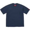 SUPREME CHECKERBOARD INTARSIA S/S TOP-NAVY