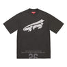 SUPREME CRACKED FLIPPED S/S TOP-BLACK