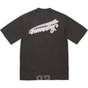 SUPREME CRACKED FLIPPED S/S TOP-BLACK