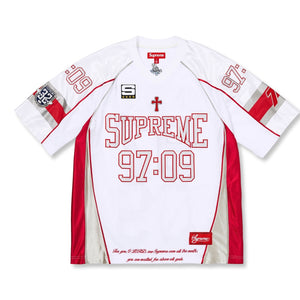 SUPREME DISCIPLES FOOTBALL JERSEY-WHITE
