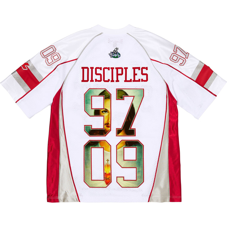 SUPREME DISCIPLES FOOTBALL JERSEY-WHITE