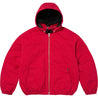 SUPREME FAUX SHEARLING LINED BOMBER JACKET-RED