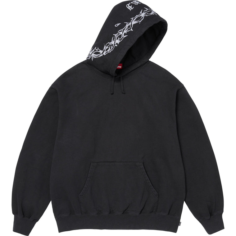 SUPREME FOREVER HOODED SWEATSHIRT-BLACK
