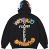 SUPREME FUCK YOU ZIP UP HOODED SWEATSHIRT-BLACK