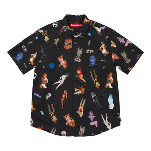 SUPREME GIRLS COLLAGE S/S SHIRT-BLACK