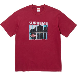 SUPREME GROWL TEE-BURGUNDY